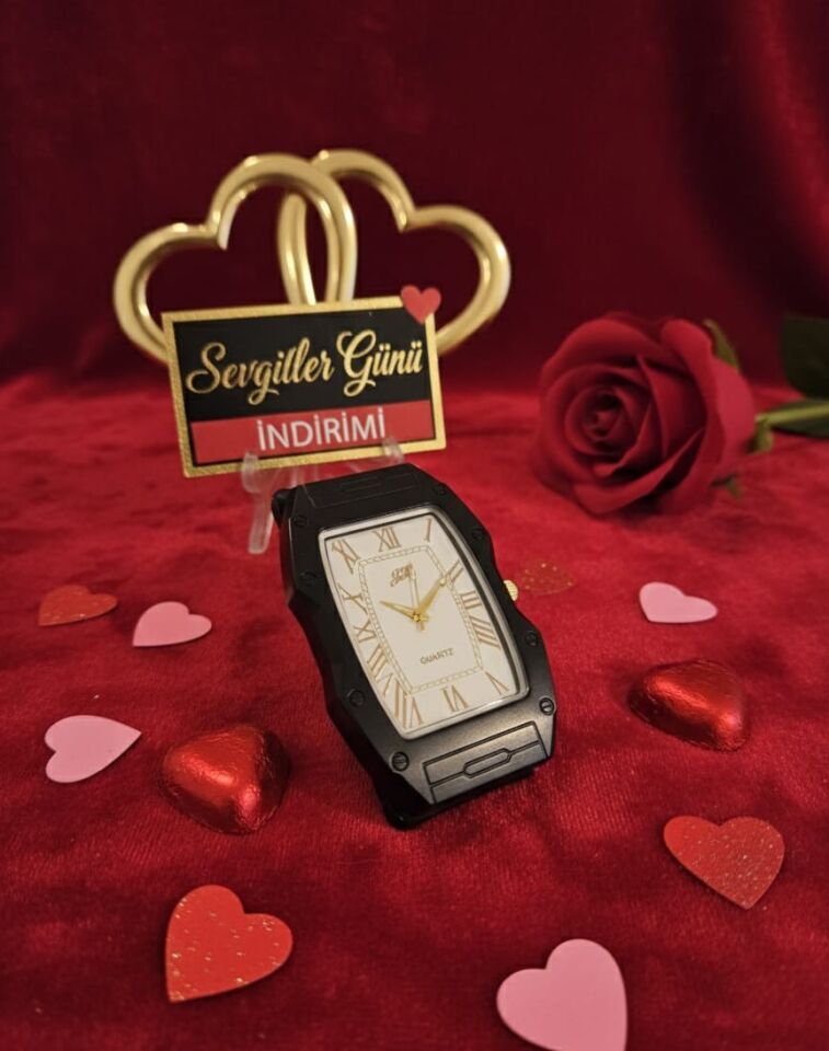 SUR Roma Rakamlı Quartz Saatli Rüzgar Geçirmez Metal Çakmak