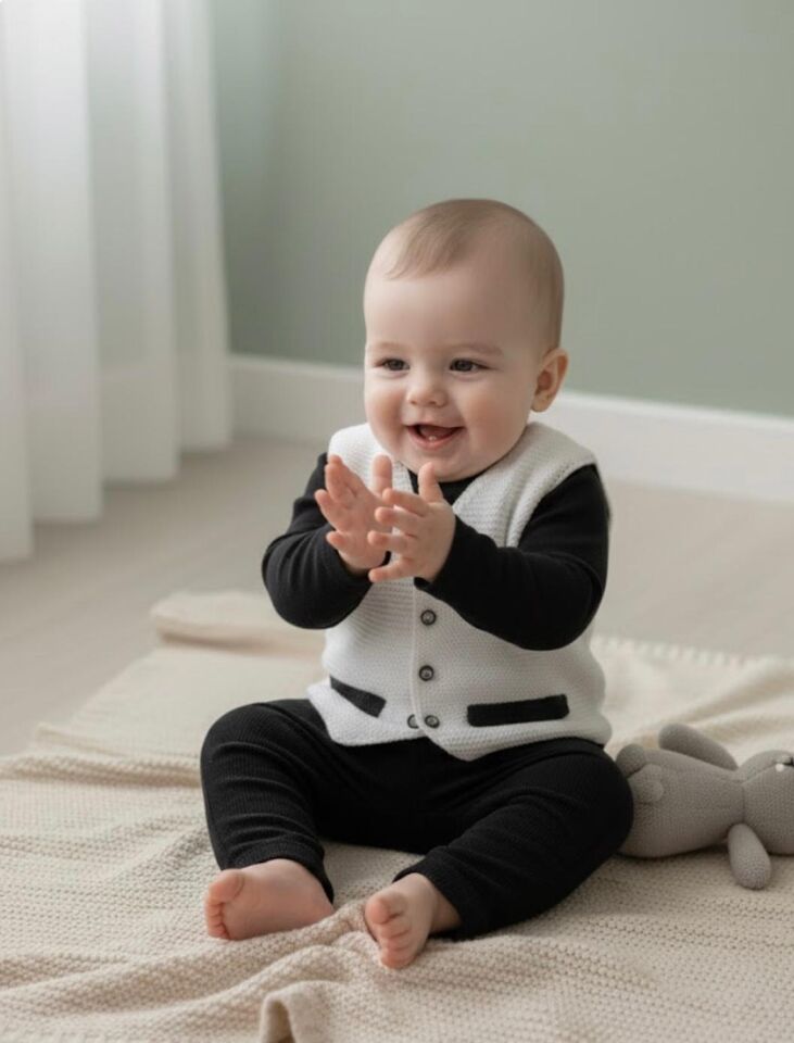 EL ÖRGÜSÜ BEBEK YELEĞİ