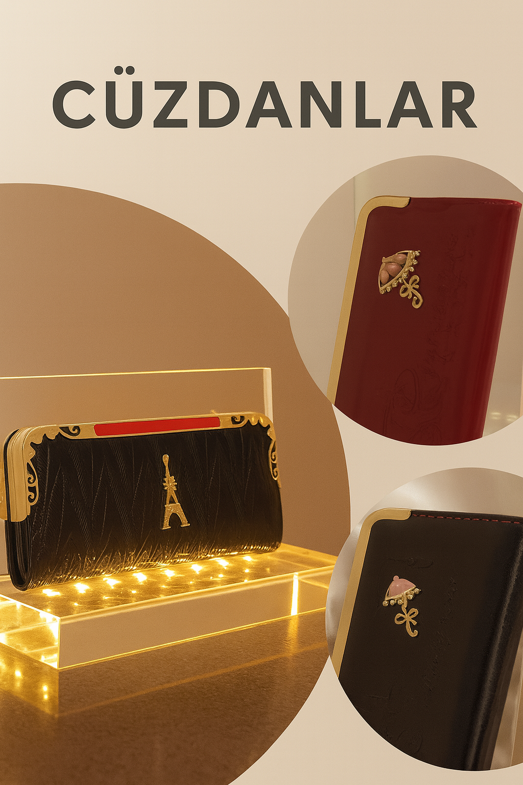 Cüzdanlar Şık detaylarla tarzını tamamlayan özel parçalar